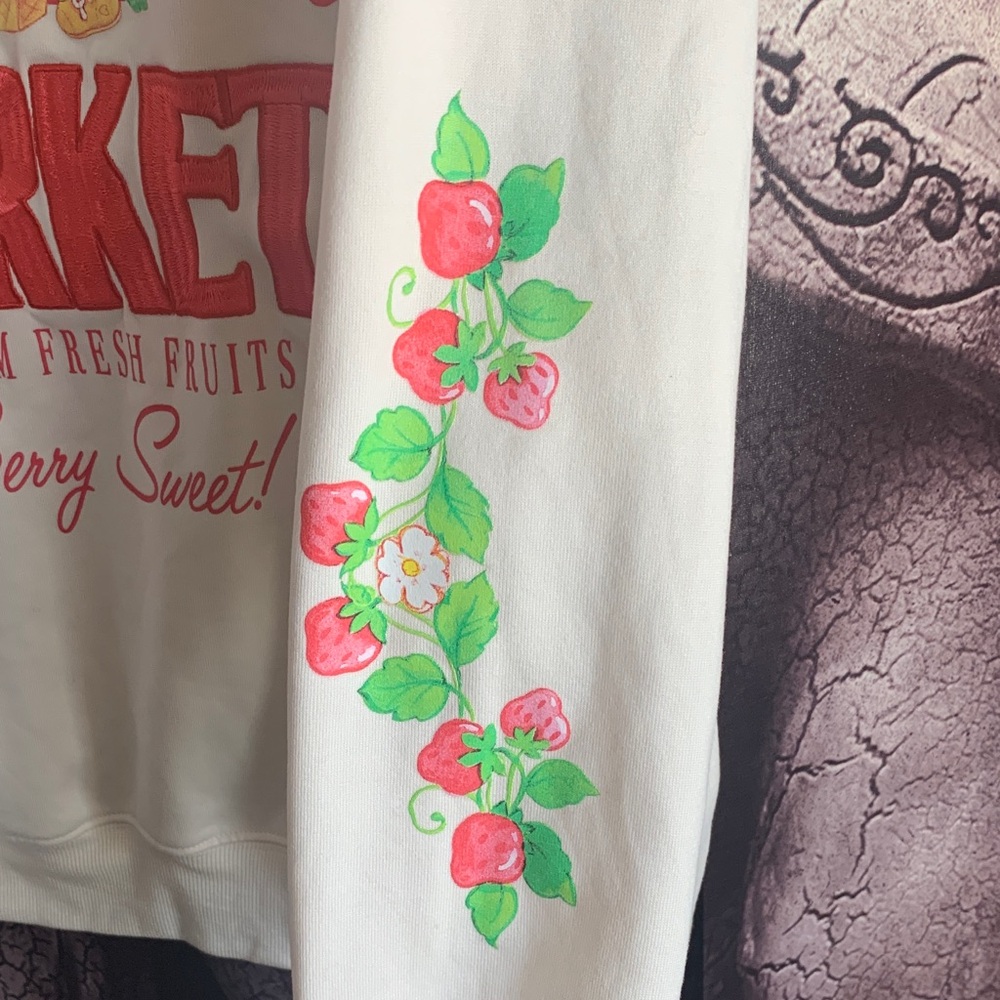 Strawberry Shortcake Stitched Sweater - Picture 4 of 8
